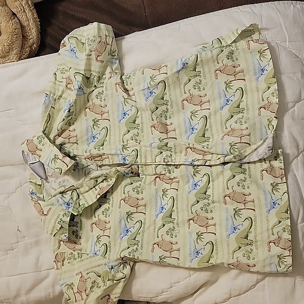 Boys dinosaur hawaiian shirt
